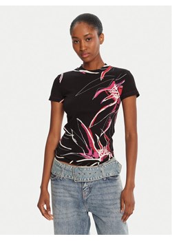 Desigual T-Shirt Lala 25WWTK16 Czarny Regular Fit ze sklepu MODIVO w kategorii Bluzki damskie - zdjęcie 185391570