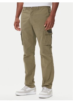 Aeronautica Militare Spodnie materiałowe 252PA1329UCT0244 Zielony Regular Fit ze sklepu MODIVO w kategorii Spodnie męskie - zdjęcie 185391584
