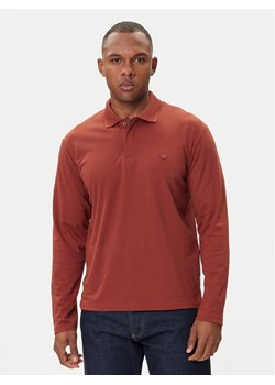 Jack&Jones Polo Crodney 12259645 Brązowy Regular Fit ze sklepu MODIVO w kategorii T-shirty męskie - zdjęcie 185391590