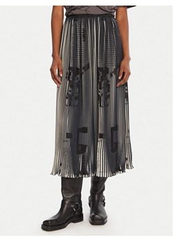 Desigual Spódnica plisowana Newspapers 25WWFW09 Czarny Regular Fit ze sklepu MODIVO w kategorii Spódnice - zdjęcie 185391603