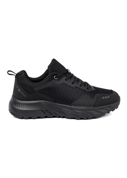 Shelvt Czarne sneakersy z tekstylną cholewką męskie McArthur ze sklepu ButyModne.pl w kategorii Buty sportowe męskie - zdjęcie 185393594