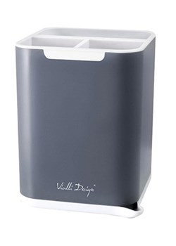 Vialli Design Ociekacz w kolorze szarym na sztućce - 11 x 14,5 x 11 cm ze sklepu Limango Polska w kategorii Akcesoria kuchenne - zdjęcie 185396061