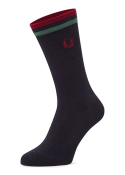 Fred Perry Skarpety Mężczyźni granatowy jednolity ze sklepu vangraaf w kategorii Skarpetki męskie - zdjęcie 185396094