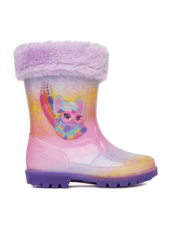 Kalosze FURBY CEO-NJ-AW25-123FUR Fioletowy ze sklepu eobuwie.pl w kategorii Kalosze dziecięce - zdjęcie 185396480