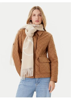 Szalik Tommy Hilfiger Script Logo AW0AW17786 Beżowy ze sklepu eobuwie.pl w kategorii Szaliki i chusty damskie - zdjęcie 185396484