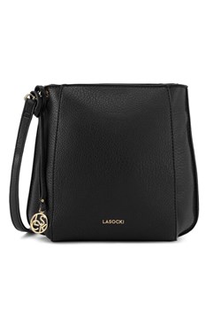 Torba Lasocki LSK-K-035-06 Czarny ze sklepu eobuwie.pl w kategorii Listonoszki - zdjęcie 185396504
