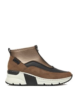 Sneakersy Rieker N6352-25 Brązowy ze sklepu eobuwie.pl w kategorii Buty sportowe damskie - zdjęcie 185396564