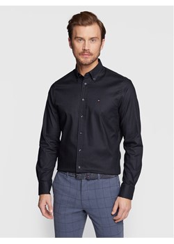 Tommy Hilfiger Koszula Flex MW0MW29969 Granatowy Regular Fit ze sklepu MODIVO w kategorii Koszule męskie - zdjęcie 185397123