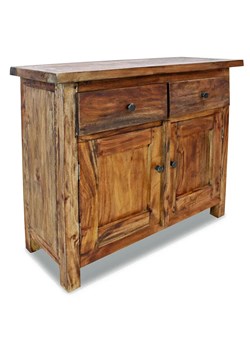 Brązowa komoda w stylu vintage - Janta ze sklepu Edinos.pl w kategorii Komody - zdjęcie 185398364