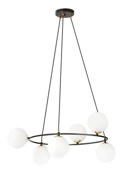 Nowoczesna lampa wisząca z mlecznymi kloszami - D109-Lolejx - id: 37396 - marki Lumes - 185398462 Nowoczesna lampa wisząca z mlecznymi kloszami - D109-Lolejx ze sklepu Edinos.pl w kategorii Lampy wiszące - zdjęcie 185398462