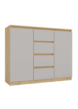 Nowoczesna komoda dąb artisan + kaszmir M7-A42 ze sklepu Edinos.pl w kategorii Komody - zdjęcie 185400411