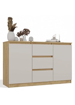 Stylowa komoda z szufladami dąb artisan + kaszmir Z9-S19 ze sklepu Edinos.pl w kategorii Komody - zdjęcie 185401284