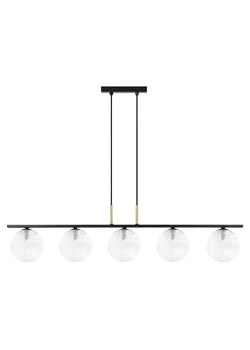 Nowoczesna transparentna lampa wisząca M4-H92 ze sklepu Edinos.pl w kategorii Lampy wiszące - zdjęcie 185401401