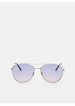 Mohito - Okulary przeciwsłoneczne pilotki - srebrny - id: 222EM-SLV - marki Mohito - 185402734 Mohito - Okulary przeciwsłoneczne pilotki - srebrny ze sklepu Mohito w kategorii Okulary przeciwsłoneczne damskie - zdjęcie 185402734
