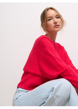 Mohito - Różowy sweter basic - fuksjowy ze sklepu Mohito w kategorii Swetry damskie - zdjęcie 185403001