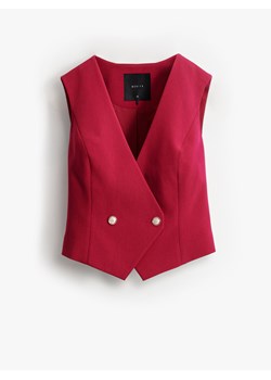 Mohito - Elegancka kamizelka - fuksjowy ze sklepu Mohito w kategorii Kamizelki damskie - zdjęcie 185403574