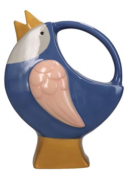 Kersten Wazon &quot;Bird&quot; w kolorze niebiesko-jasnoróżowym - 18 x 24 x 10 cm ze sklepu Limango Polska w kategorii Wazony - zdjęcie 185403922