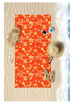 Samimi Ręcznik plażowy &quot;Underwater&quot; w kolorze żółto-czerwonym - 150 x 75 cm ze sklepu Limango Polska w kategorii Ręczniki - zdjęcie 185404030
