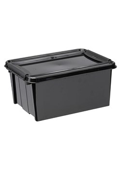 Plast Team Pojemnik w kolorze czarnym - 29 x 18,5 x 39 cm ze sklepu Limango Polska w kategorii Pojemniki kuchenne - zdjęcie 185404320
