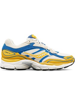 Saucony Skórzane sneakersy w kolorze niebiesko-żółto-beżowym ze sklepu Limango Polska w kategorii Buty sportowe damskie - zdjęcie 185404374