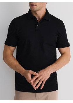Reserved - Koszulka polo regular - czarny ze sklepu Reserved w kategorii T-shirty męskie - zdjęcie 185406272