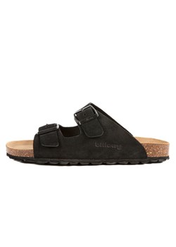 billowy Skórzane klapki w kolorze czarnym ze sklepu Limango Polska w kategorii Klapki damskie - zdjęcie 185406820