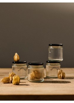 Sinsay - Ryflowane słoiki 4 pack - biały ze sklepu Sinsay w kategorii Dom - zdjęcie 185409732
