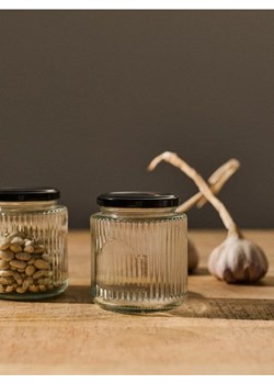 Sinsay - Ryflowane słoiki 2 pack - biały ze sklepu Sinsay w kategorii Dom - zdjęcie 185409734