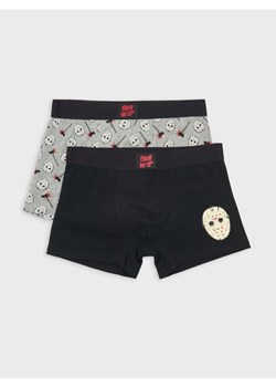 Sinsay - Bokserki classic ze wzorkiem Friday the 13th 2 pack - wielobarwny ze sklepu Sinsay w kategorii Majtki męskie - zdjęcie 185409921