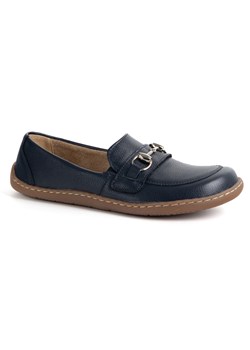 Barefoot damskie mokasyny skórzane minimalistyczne letnie 1288AR ciemny granatowe ze sklepu butyolivier w kategorii Półbuty damskie - zdjęcie 185410331