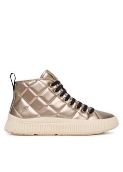 Sneakersy Geox J Laquinny J56M3F 000NF C2010 D Złoty ze sklepu eobuwie.pl w kategorii Buty sportowe dziecięce - zdjęcie 185411114