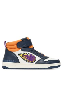 Sneakersy Geox J Washiba J56LQC 054FU C0899 D Biały ze sklepu eobuwie.pl w kategorii Buty sportowe dziecięce - zdjęcie 185411161