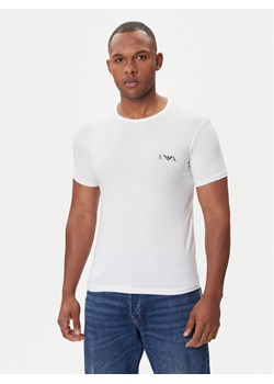 Emporio Armani Underwear Komplet 2 t-shirtów EM001849 AF14131 M0082 Biały Fitted Fit ze sklepu MODIVO w kategorii T-shirty męskie - zdjęcie 185411822