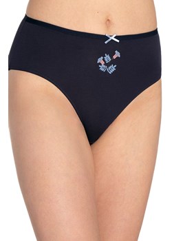 3-pack bawełniane figi damskie plus size L-122BI-63EX, Kolor granatowo-niebiesko-różowy, Rozmiar 2XL, LAMA ze sklepu Primodo w kategorii Majtki damskie - zdjęcie 185412893
