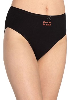 3-pack bawełniane figi damskie plus size L-127BI-32, Kolor czarno-beżowo-ceglany, Rozmiar 2XL, LAMA ze sklepu Primodo w kategorii Majtki damskie - zdjęcie 185412903