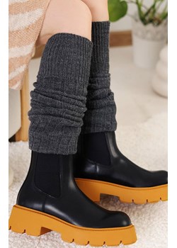 Getry damskie ciemny melanż 0664, Kolor melanż ciemny, Rozmiar uniwersalny, Cerber ze sklepu Intymna w kategorii Skarpetki damskie - zdjęcie 185413474