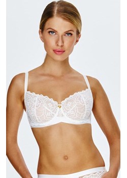 Koronkowy biustonosz miękki soft ecru 2557, Kolor ecru, Rozmiar 70F, Lupoline ze sklepu Intymna w kategorii Biustonosze - zdjęcie 185413571