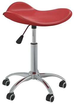 Obrotowy taboret regulowany czerwone wino D6-L93 ze sklepu Edinos.pl w kategorii Dom - zdjęcie 185413761