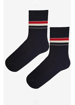 Marilyn skarpetki męskie z wiskozą w sportowym stylu czarne Striped Stripe, Kolor czarny, Rozmiar 41-45, Marilyn ze sklepu Intymna w kategorii Skarpetki męskie - zdjęcie 185414031