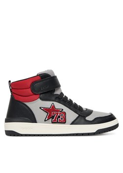 Sneakersy Geox J Washiba J56LQC 054FU C0043 D Szary ze sklepu eobuwie.pl w kategorii Buty sportowe dziecięce - zdjęcie 185415381