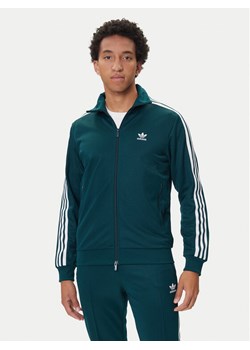 adidas Bluza adicolor Classics Beckenbauer JY1280 Zielony Slim Fit ze sklepu MODIVO w kategorii Bluzy męskie - zdjęcie 185415884