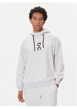 On Bluza Club Hoodie 1ME1003 Szary Relaxed Fit ze sklepu MODIVO w kategorii Bluzy męskie - zdjęcie 185416002