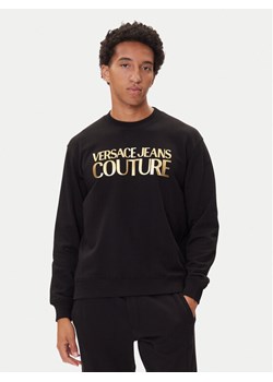 Versace Jeans Couture Bluza 79GAIT05 Czarny Regular Fit ze sklepu MODIVO w kategorii Bluzy męskie - zdjęcie 185416071