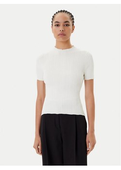 HUGO Sweter Sarphapilk 50542598 Beżowy Slim Fit ze sklepu MODIVO w kategorii Swetry damskie - zdjęcie 185416114