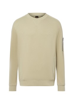 BOSS Orange Bluza męska - We Mixed Mężczyźni Materiał dresowy trzcinowy jednolity ze sklepu vangraaf w kategorii Bluzy męskie - zdjęcie 185417703