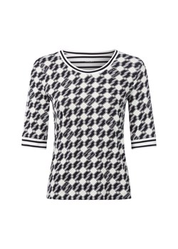 Marc Cain Damska koszulka z długim rękawem Kobiety Bawełna écru wzorzysty ze sklepu vangraaf w kategorii Bluzki damskie - zdjęcie 185417710