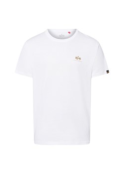 Alpha Industries Koszulka męska Mężczyźni Bawełna biały jednolity ze sklepu vangraaf w kategorii T-shirty męskie - zdjęcie 185417713