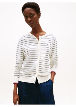 Tommy Hilfiger Kardigan damski Kobiety écru w paski ze sklepu vangraaf w kategorii Swetry damskie - zdjęcie 185417734