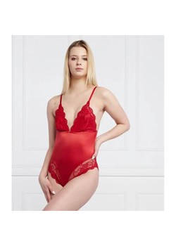 Guess Underwear  Satynowe body ANOUK | Slim Fit - id: GB221W000014I95 - marki Guess - 185418374 Guess Underwear  Satynowe body ANOUK | Slim Fit ze sklepu Gomez Fashion Store w kategorii Body damskie - zdjęcie 185418374