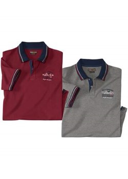 Zestaw 2 polo z piki Exploration ze sklepu Atlas For Men w kategorii T-shirty męskie - zdjęcie 185419180